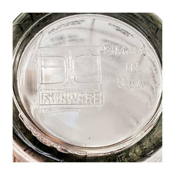 Irwinware Glass Cocktail Mixer Recipe 6 in Tall Bartender Barware Vintage MCM US - Picture 6 of 8